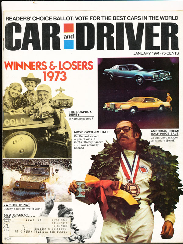 Car and Driver January  1974