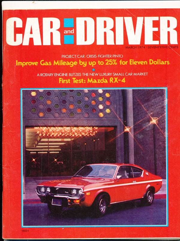 Car and Driver March 1974