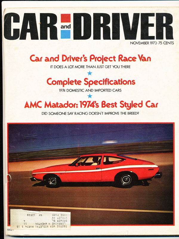 Car and Driver November 1973