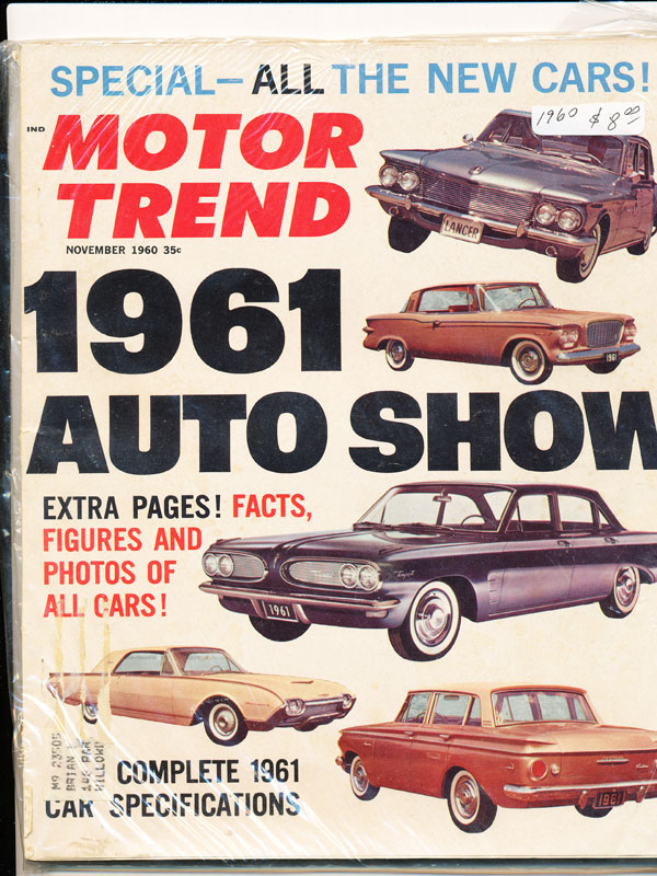 Motor Trend November 1960