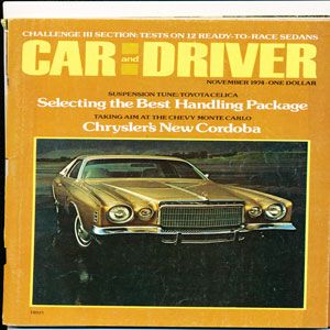 Car and Driver November 1974thumb