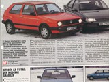 1988 VW Golf+Peugeot 405+Citroen AX+Pontiac Grand Am article1