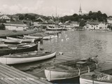 Grimstad, parti fra havnen