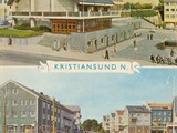 Kristiansund, rådhuset og hovedgaten kalbakken