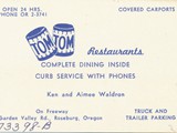 TomTom Restaurants, Roseburg, Oregon, US Businesscard2